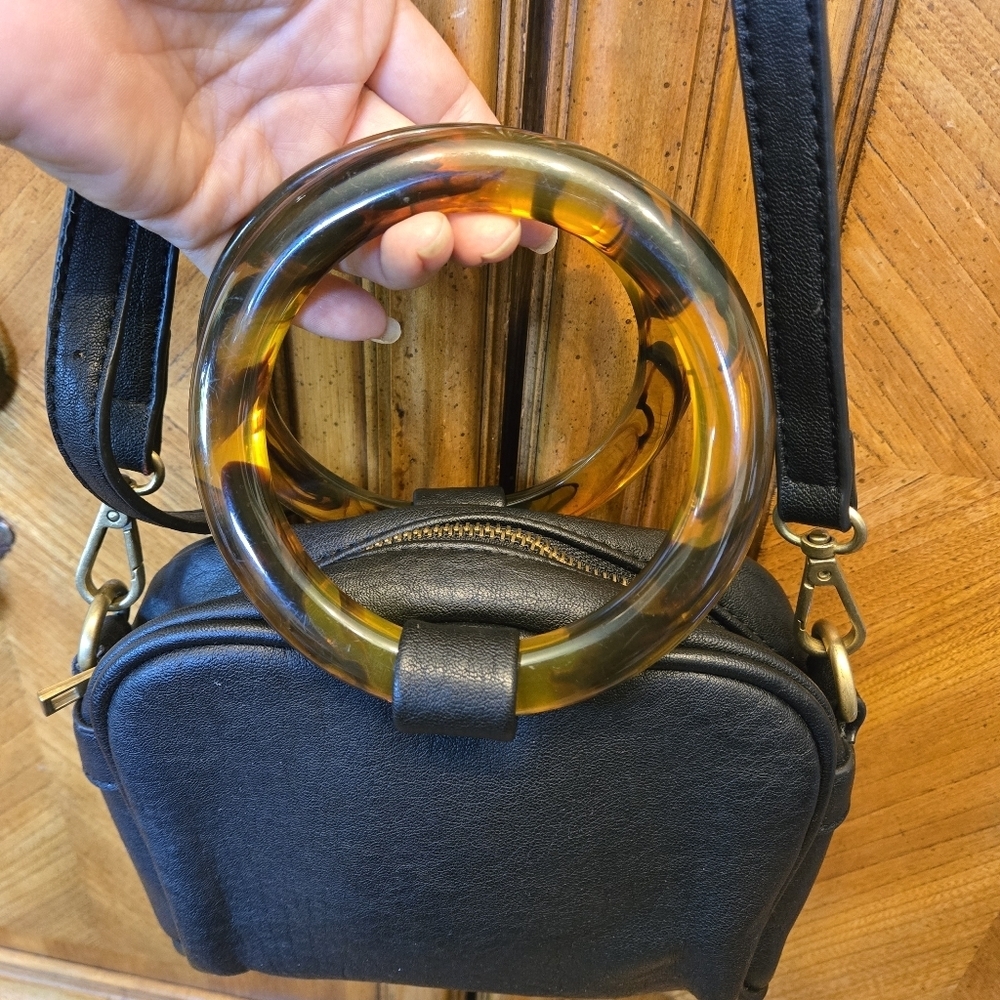 Anthropologie Lucite-Handled Mini Crossbody Bag - Picture 5 of 8